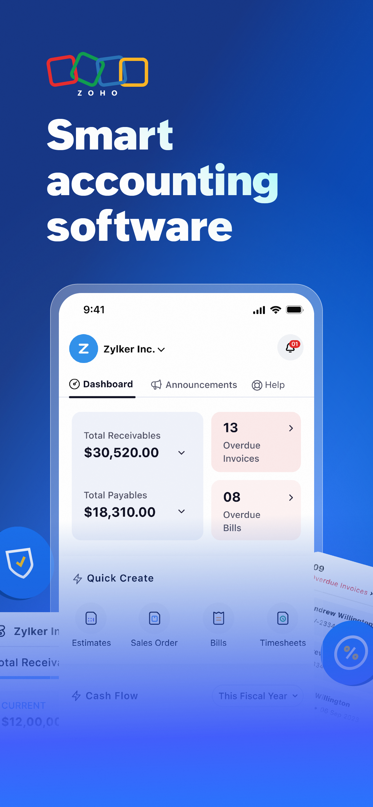 Accounting App - Zoho Books