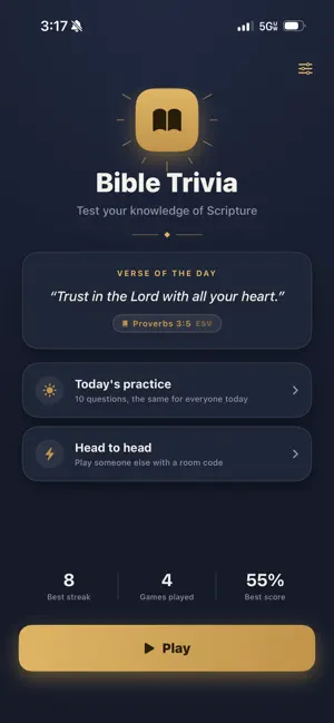 Pass & Play Bible Trivia screenshot 1