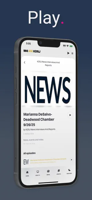 980 AM KDSJ screenshot 2