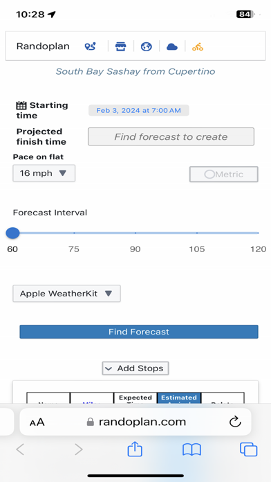 Randoplan extension Screenshot