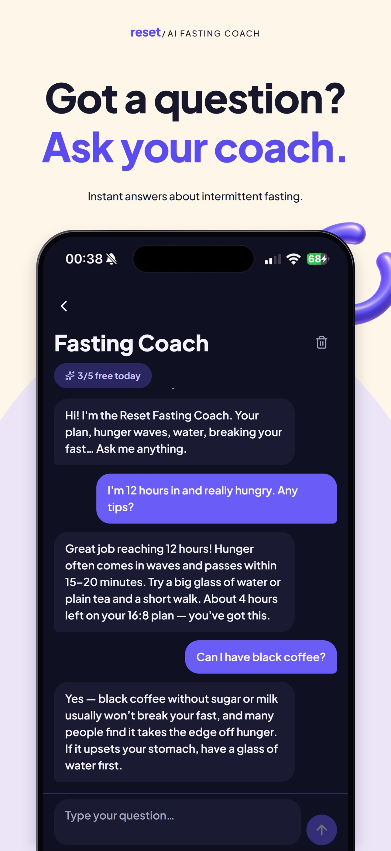 Screenshot 4 of Reset: Intermittent Fasting