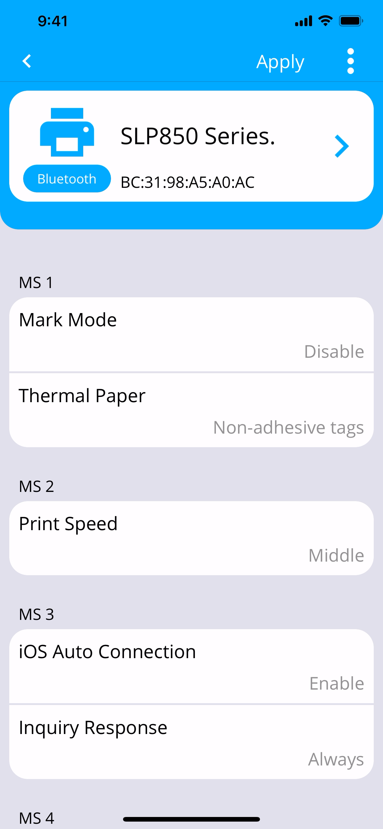 SLP800 Series Utility screenshot 4