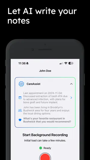 CareNotes screenshot 2