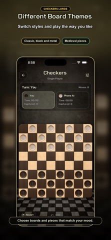 Checkers Lords: Draughts iPhone screenshot