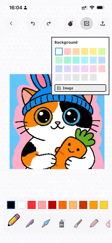 WigglyPaint : Draw Cute Pixel screenshot 2 of 3
