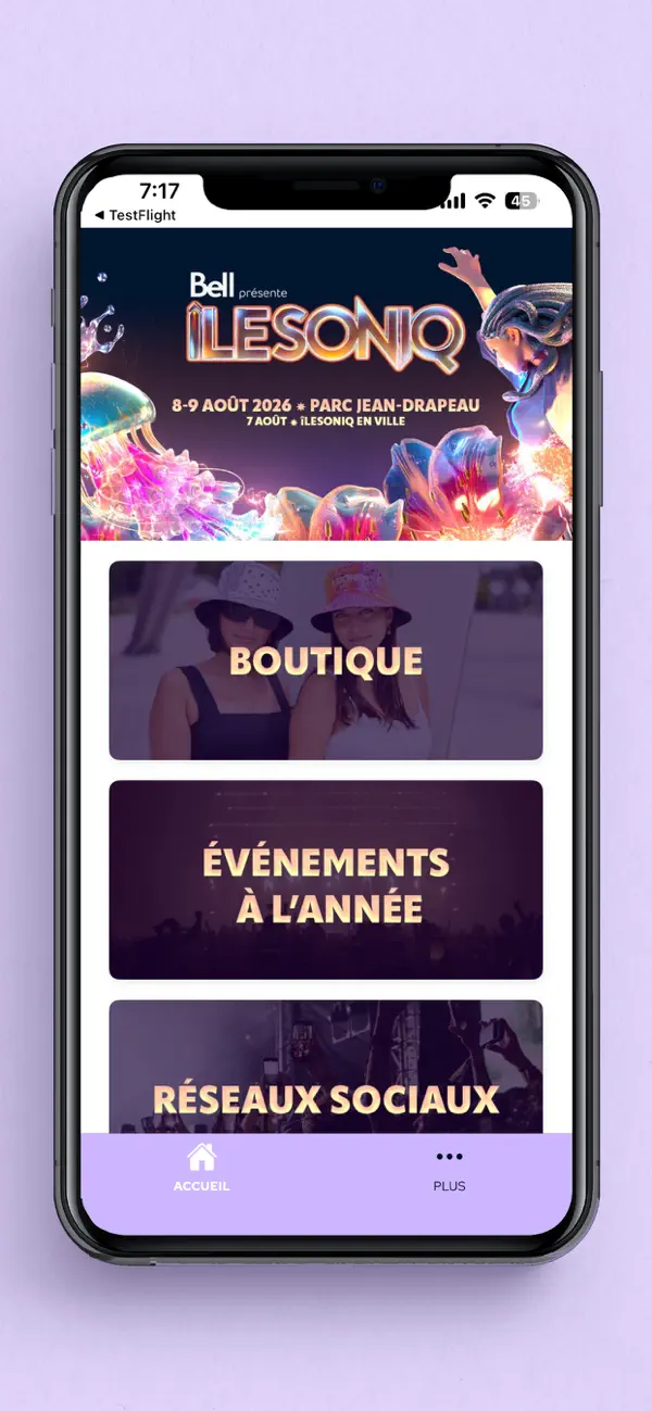 Screenshot #1 pour ÎLESONIQ