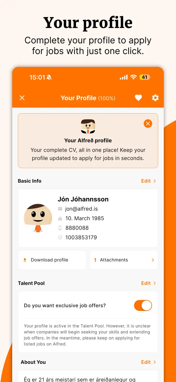 Screenshot #3 pour Alfred - Job search