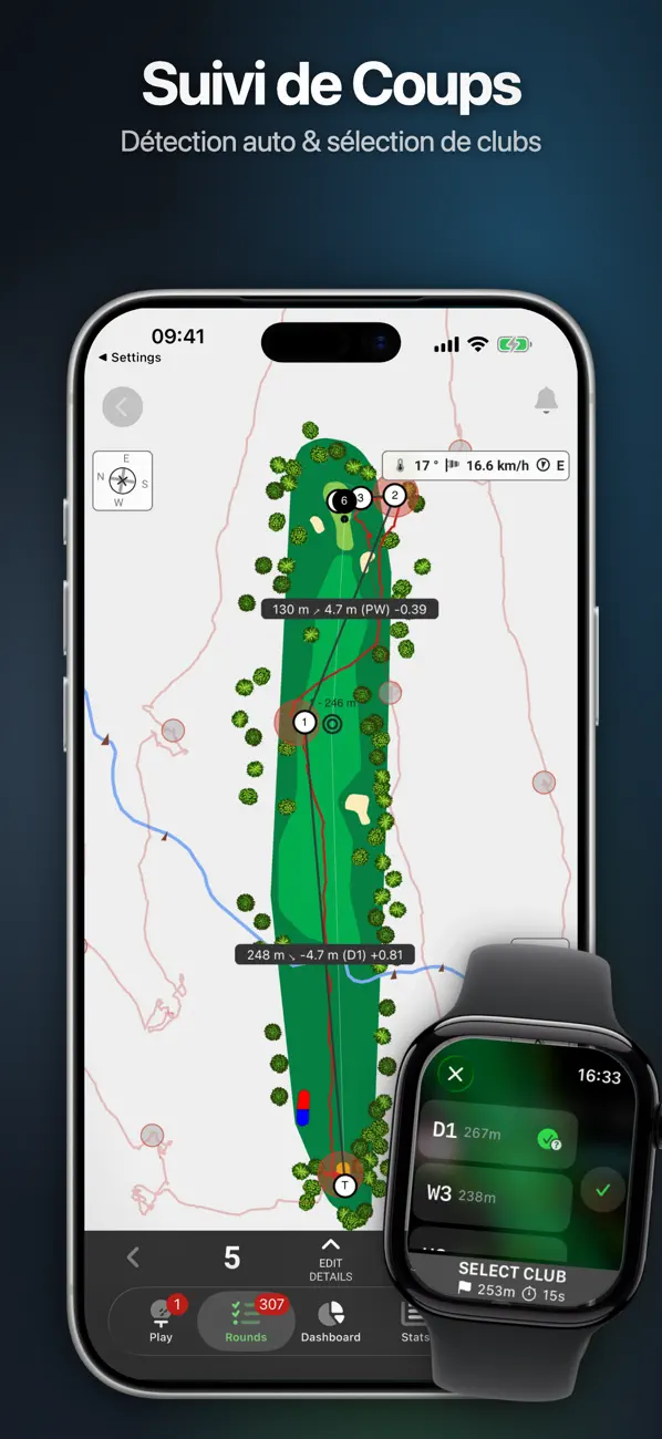 Screenshot #1 pour bebrassie: Golf GPS & Score
