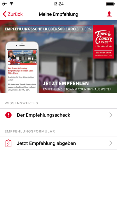 Bau-Vision Bauherrenkarte Screenshot