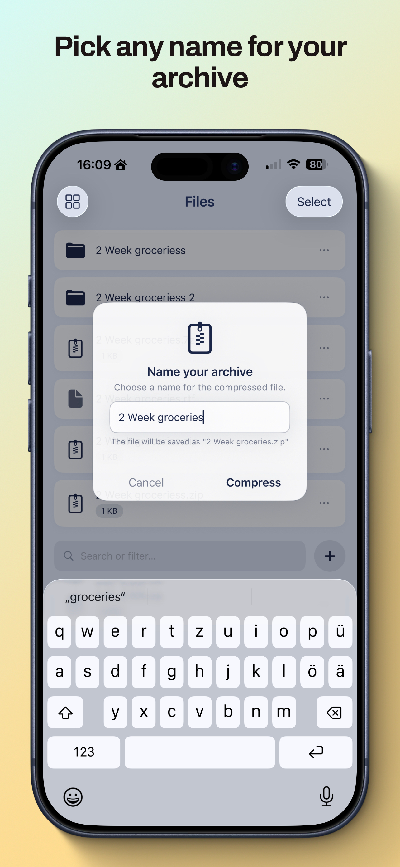 Uzip screenshot 4