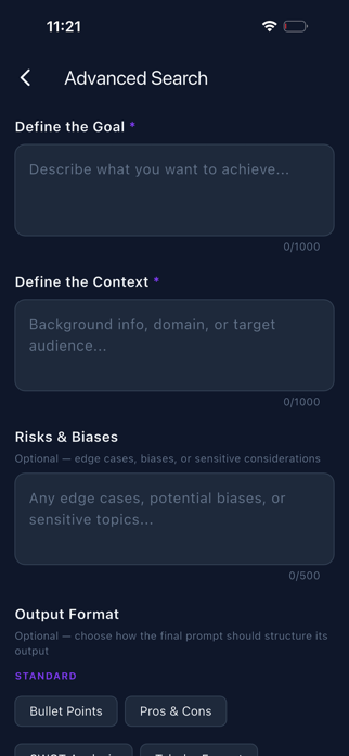 Prompt Optimizer Screenshot 3 of 6
