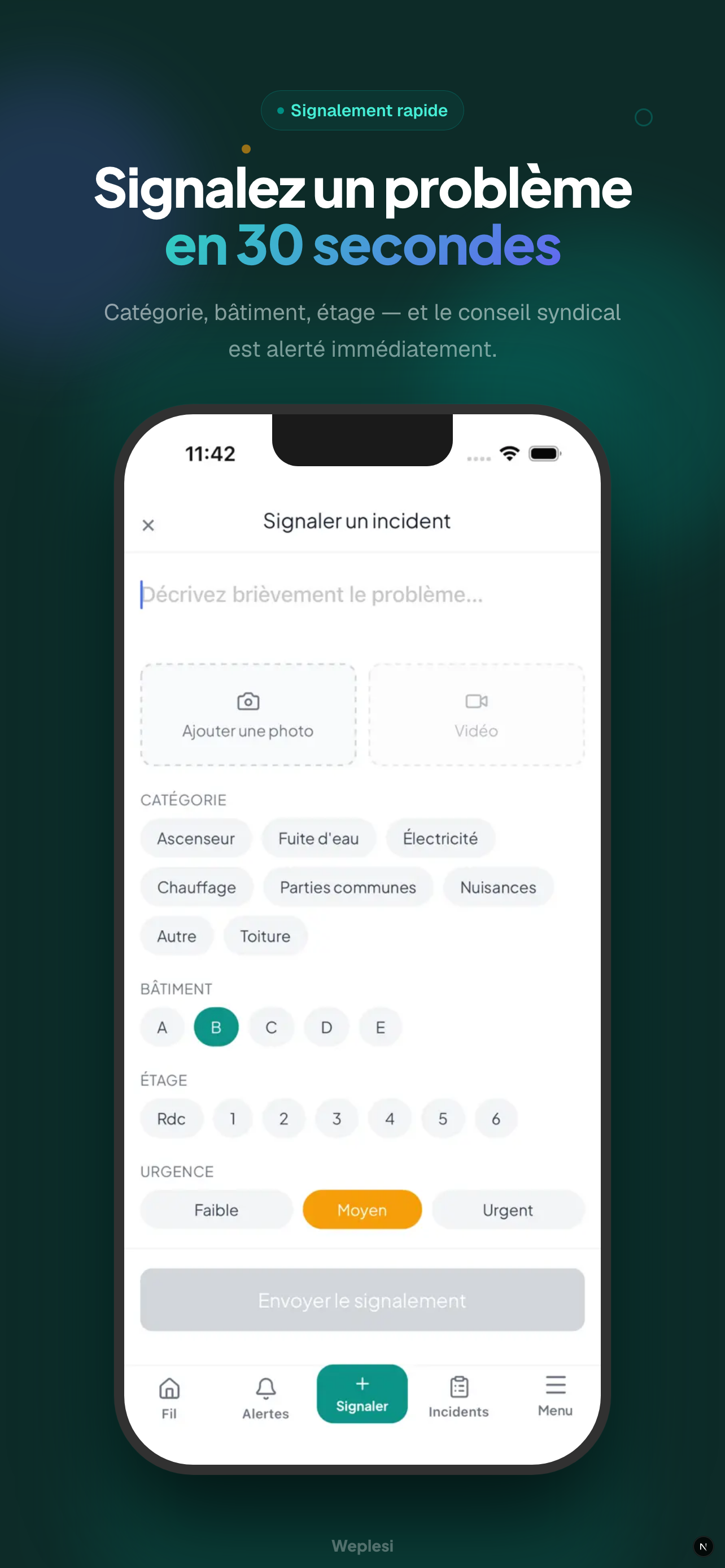 Weplesi - Gestion copropriété screenshot 2