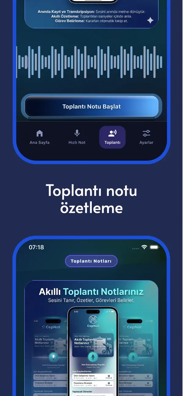 Screenshot #3 pour CepNot: Yapay Zeka Asistanınız