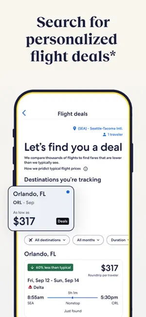 Expedia: Hotels, Flights, Cars iPhone screenshot 4