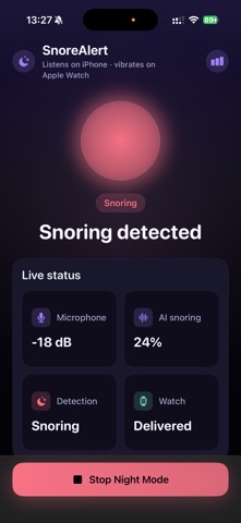 SnoreAlert Screenshot 6 of 6