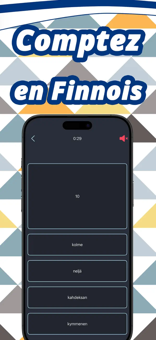 Screenshot #2 pour Chiffres en langue finnoise