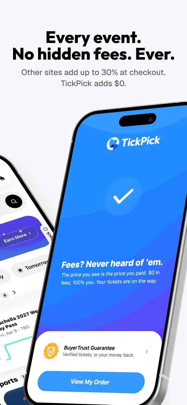 Screenshot #2 pour TickPick: No Fee Tickets