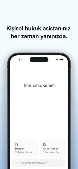Justly - Hukuk Asistanı screenshot 1