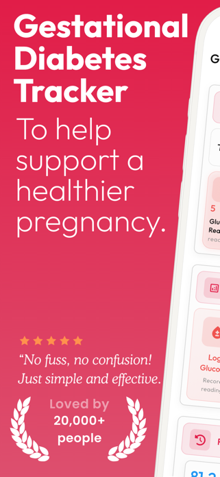 Gestational Diabetes Tracker° Screenshot 1 of 8