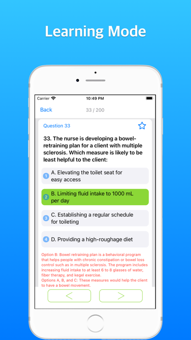NCLEX-PN Exam 2026 iPhone screenshot 4 - Education app