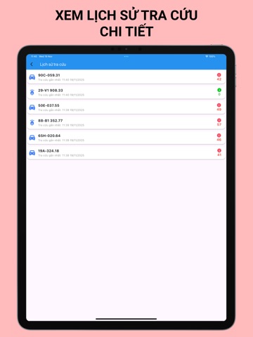 Tra Cứu Phạt Nguội (2025) iPad screenshot
