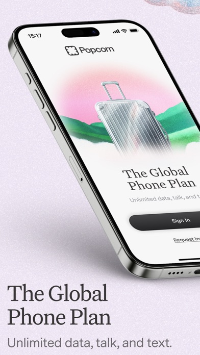 Popcorn: Global Phone Plan Screenshot