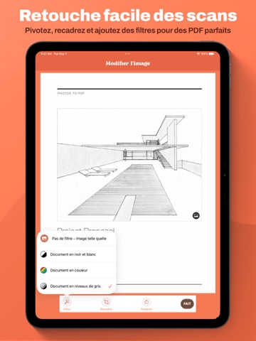 Photos PDF: Scanner Convertir iPad screenshot 4