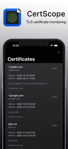 CertScope screenshot