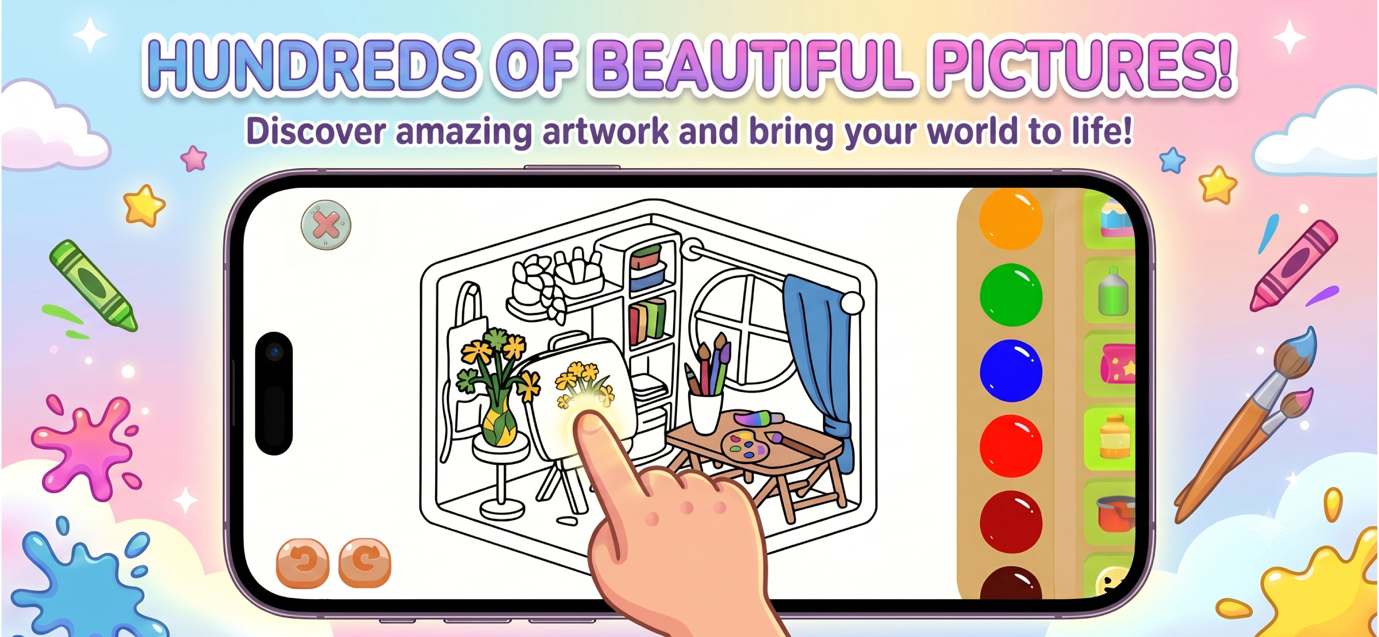 Cozy Friends: Coloring Book !