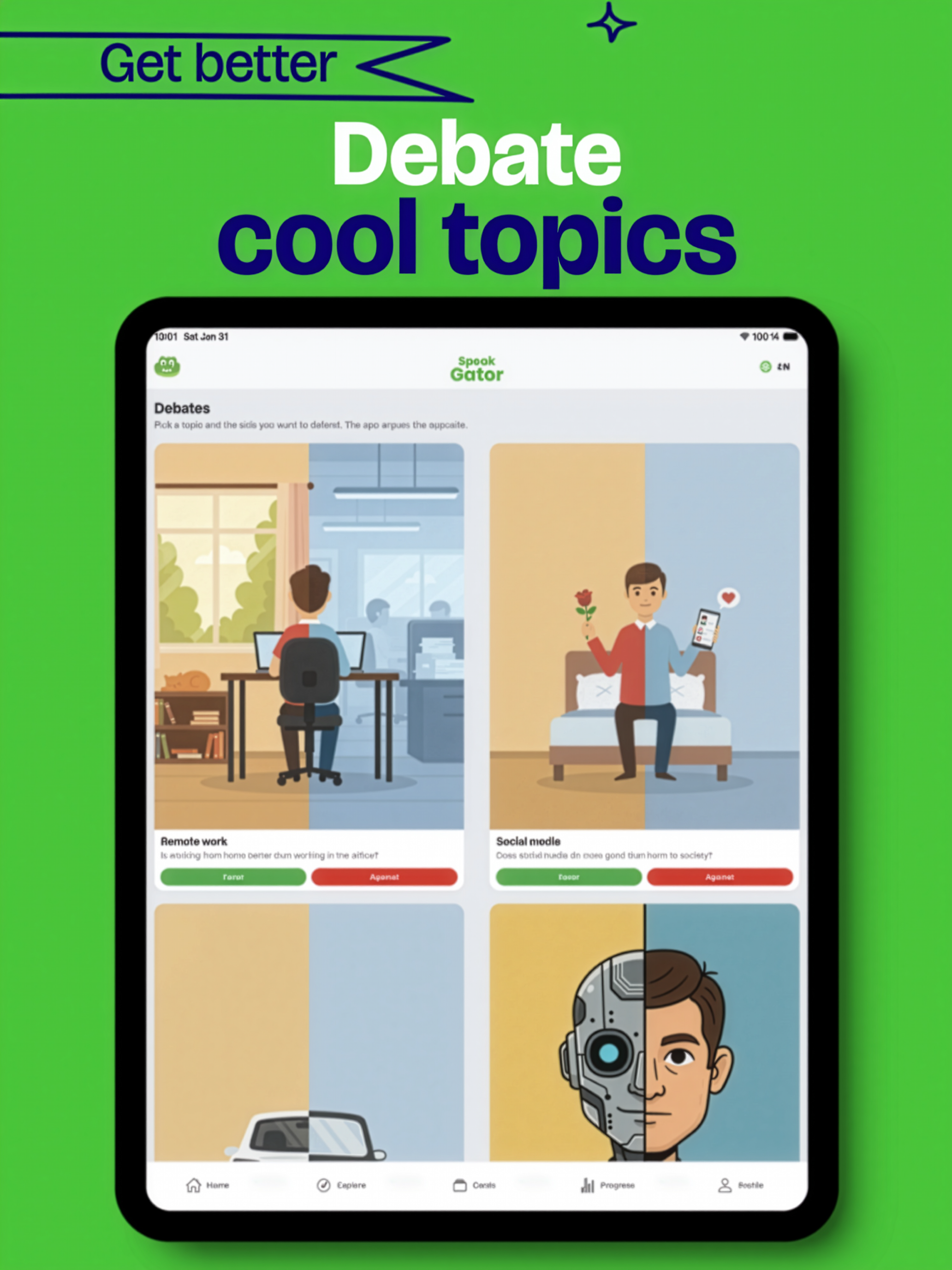 SpeakGator: Language Practice