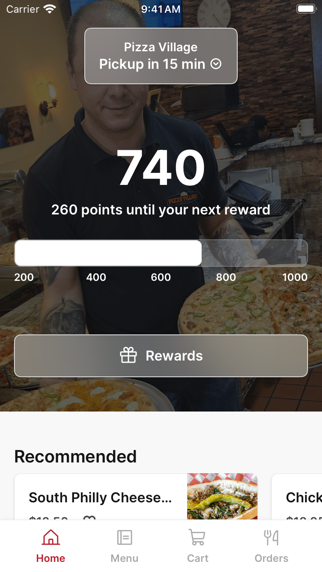 Pizza Village To Go iPhone screenshot 1 - Food & Drink app