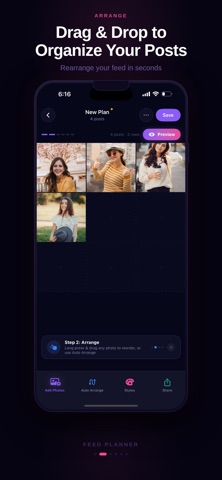 Feed Planner: Preview Grid screenshot
