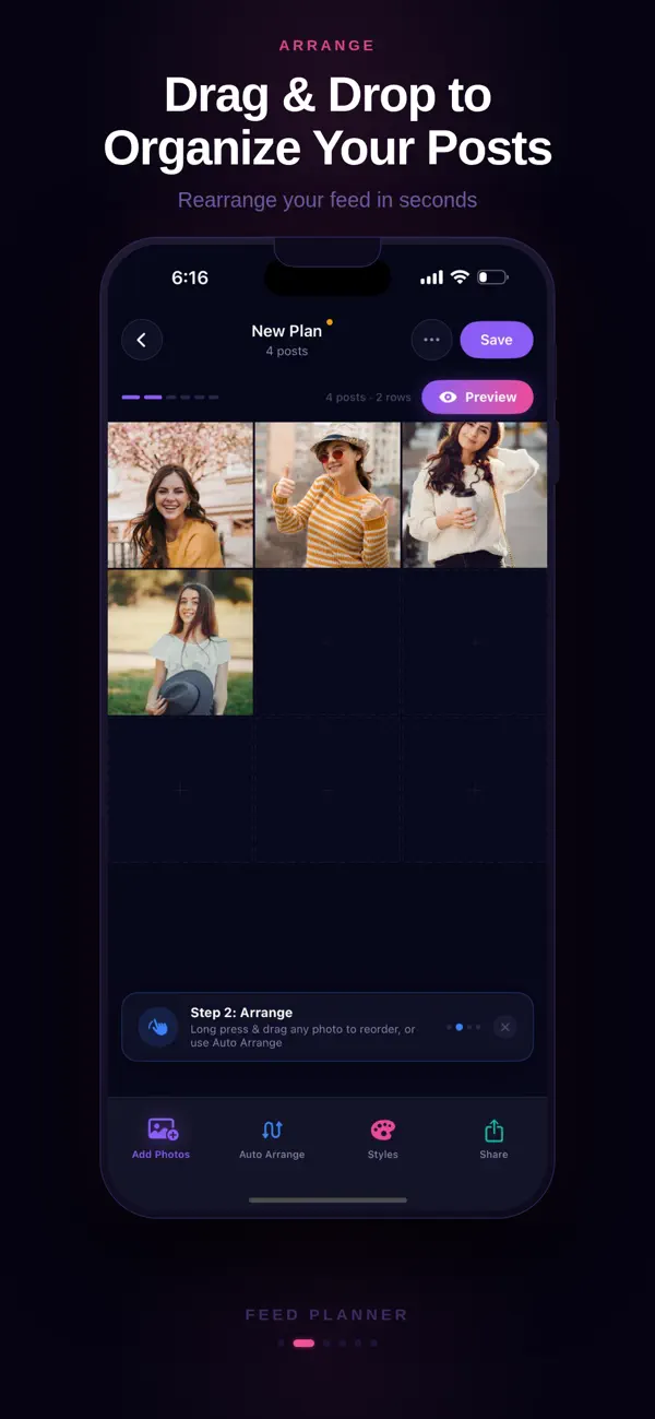 Feed Planner: Preview Grid screenshot 2
