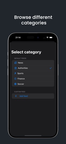 Unifeed - Newsfeed screenshot