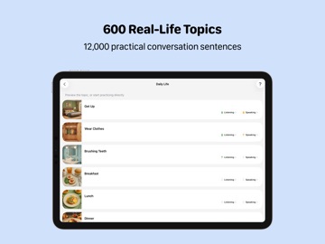 MiiTalk Learn English with AI iPad screenshot