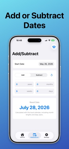 Date Calculator - DateMath Screenshot 2 of 3