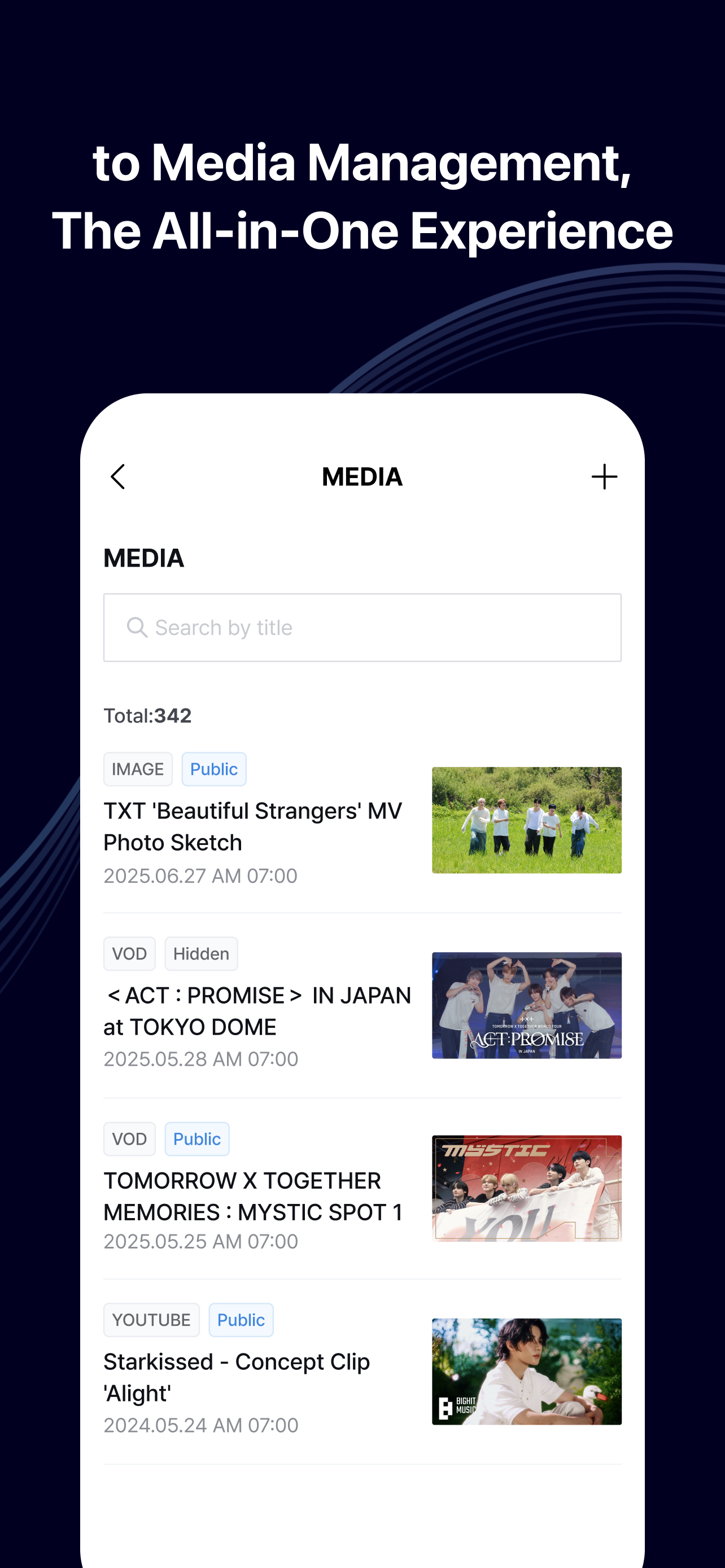 Weverse Backstage