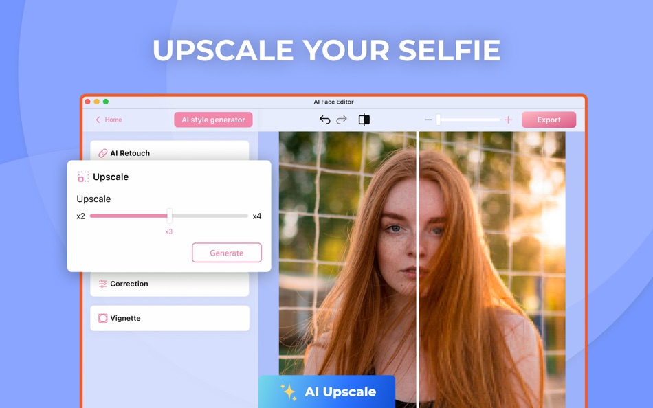 #5. AI Face Editor: Perfect Selfie (macOS) By: AppCurrent, LLC