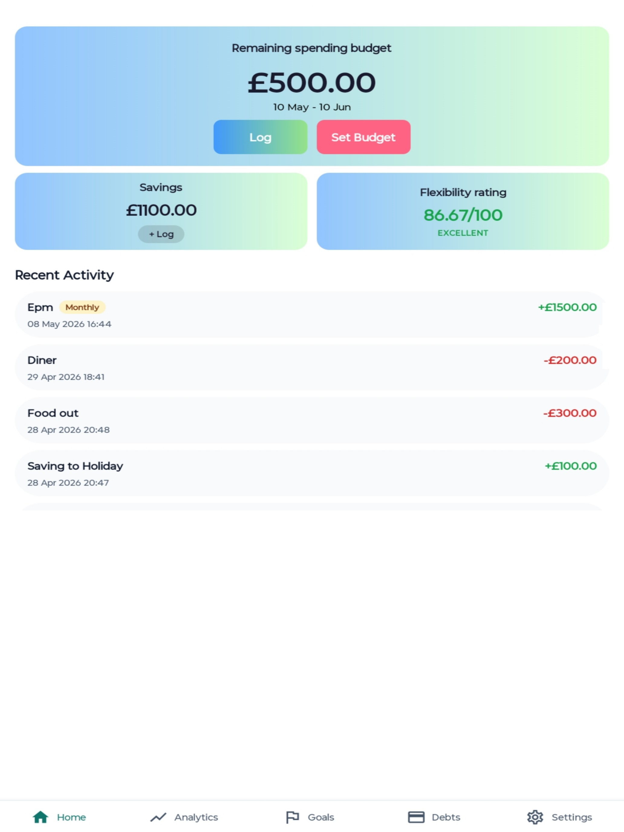 iBudget Mobile screenshot 11