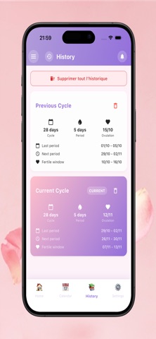 Eviacycle Period Tracker Screenshot 6 of 8