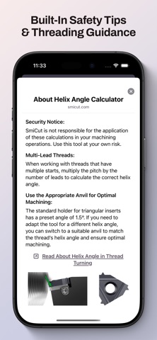 Helix Angle Calculator Screenshot 5 of 5