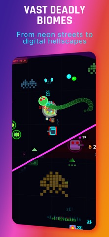 Neon Survivors iPhone screenshot
