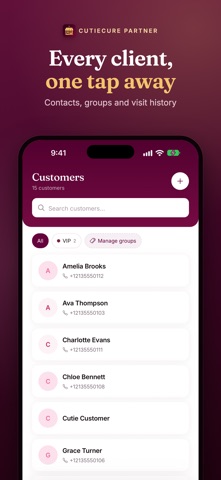 CutieCure Partner: Booking Screenshot 5 of 6
