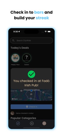CityWide: Bars & Happy Hours iPhone screenshot