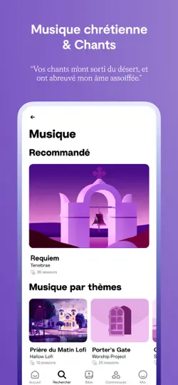 Capture d'écran de Hallow: Prière & Méditation sur iPhone 5