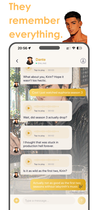 BOOMO: Chat with Characters Screenshot 4 of 7
