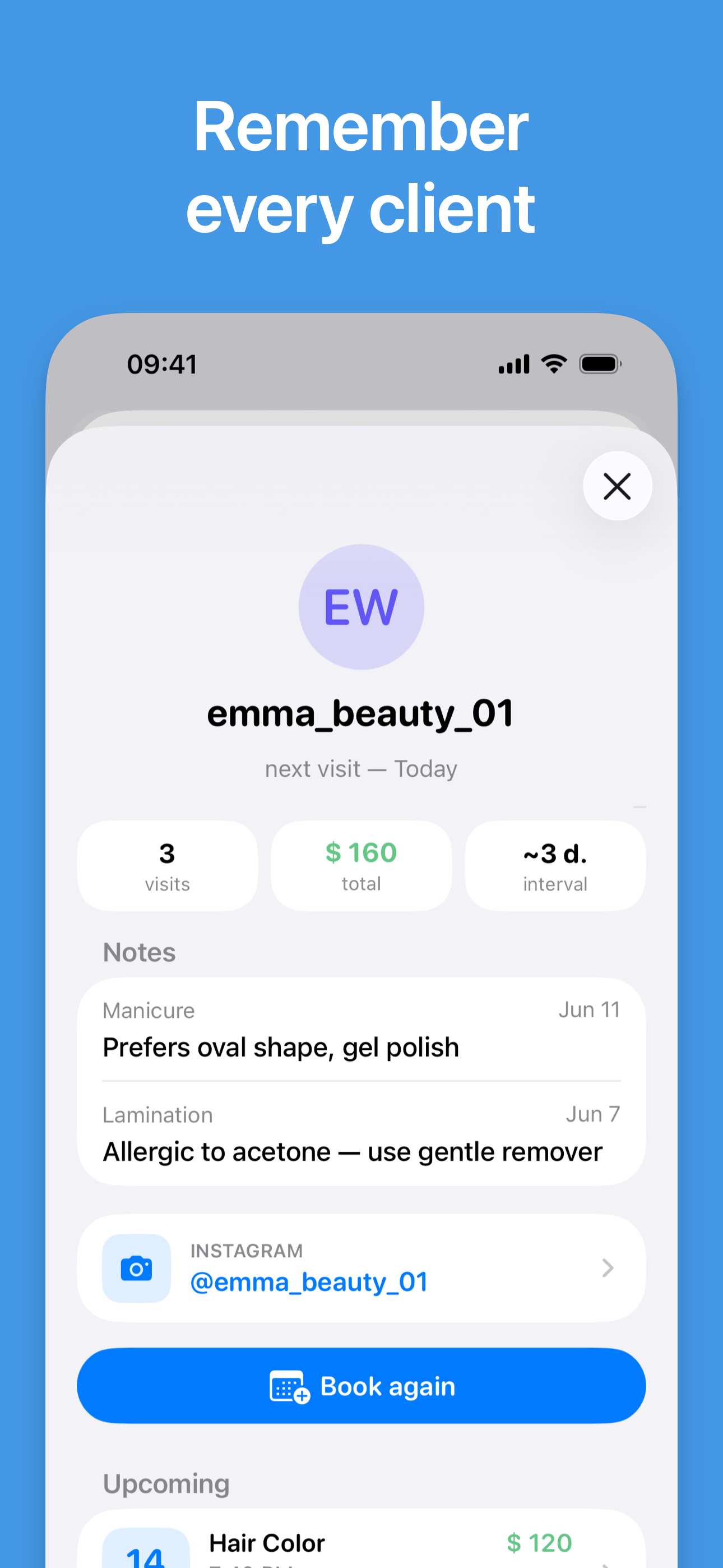 My Clients: Schedule & Income screenshot 3