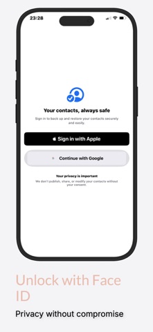Contacts Backups screenshot