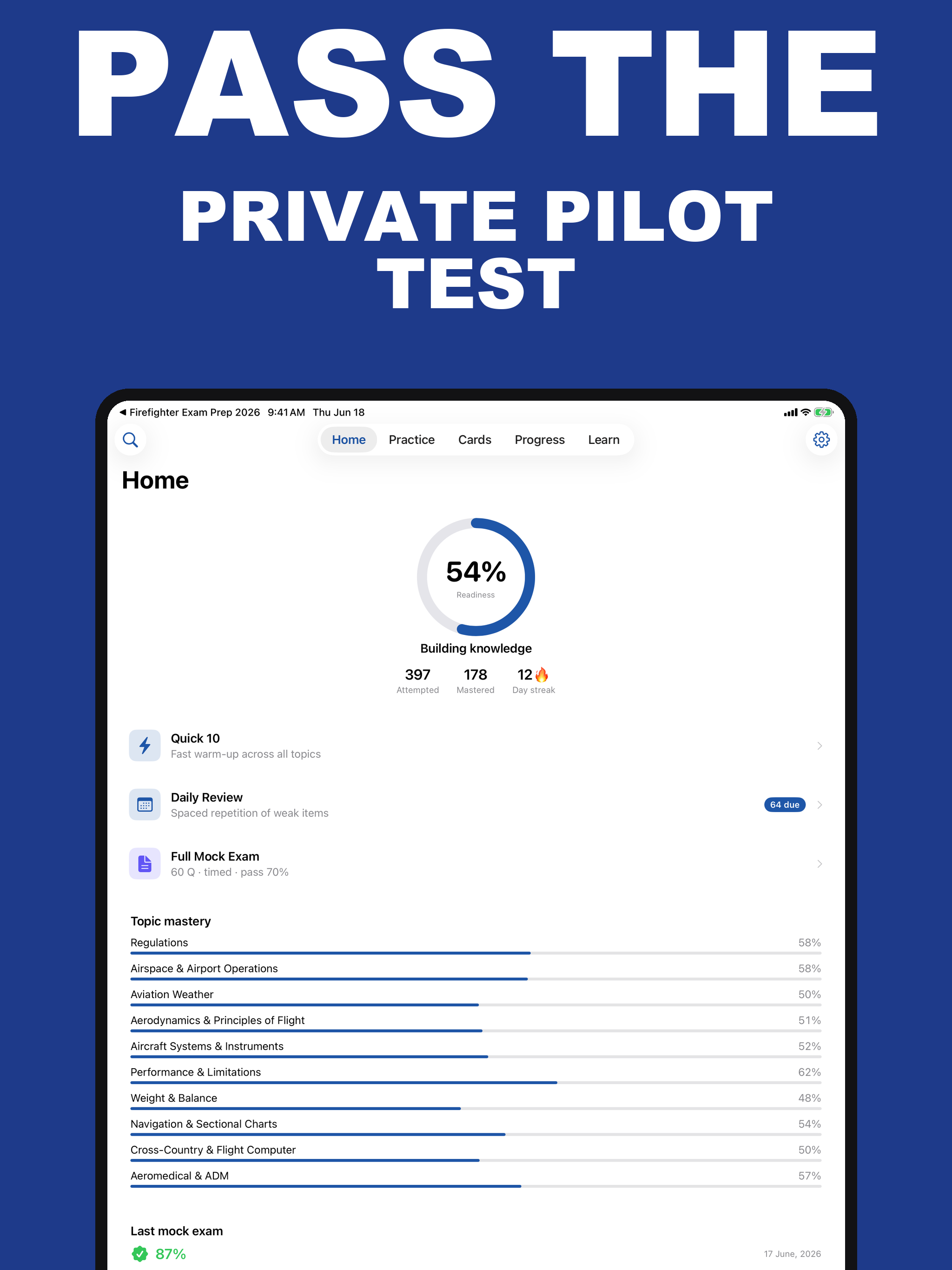 Private Pilot Test Prep: 2026