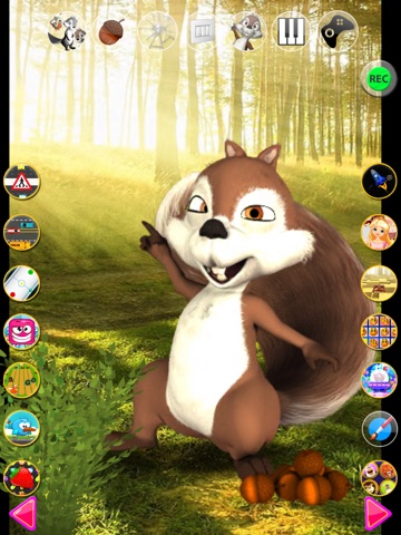 Talking James Squirrel iPad screenshot